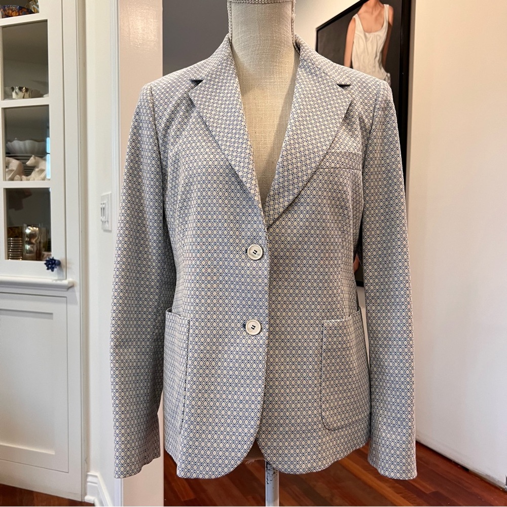 Piazza Sempione Blue Tailored Blazer (48)